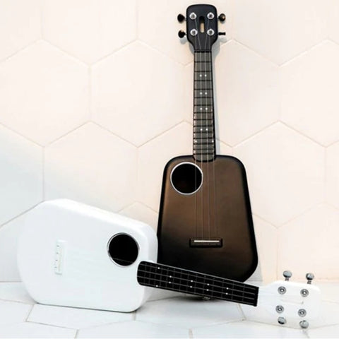 Populele 2 LED App Control USB Smart Ukulele 4 Strings 23 Inch Ukulele Concert Guitar ABS Fingerboard Acoustic Electric Guitar