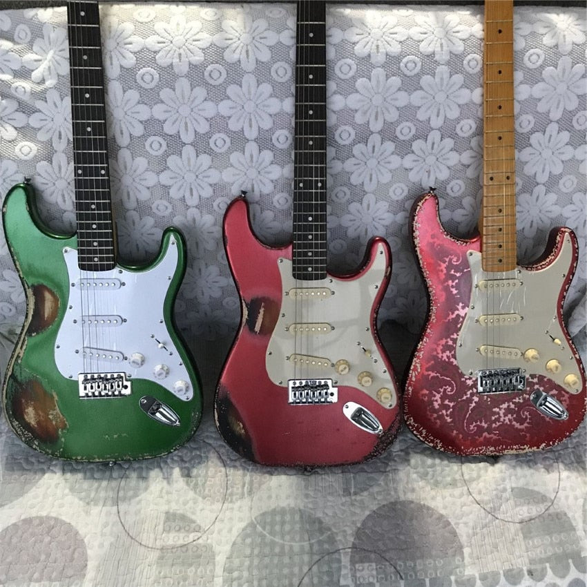 Inventory for used electric guitars, 3 pieces, free of freight
