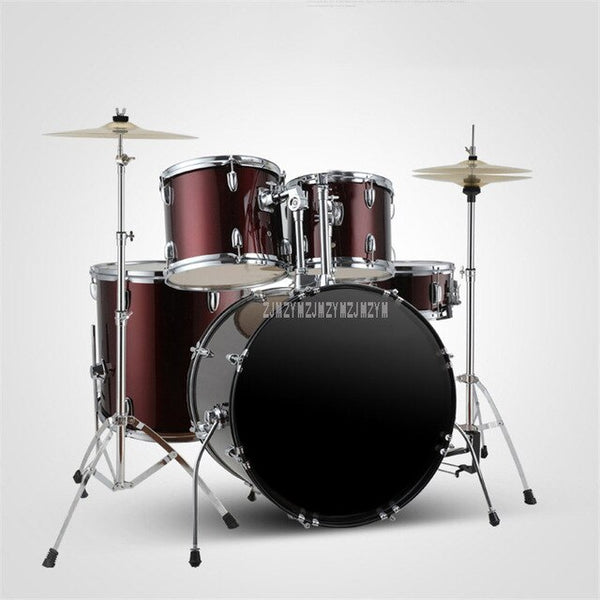 Adult/Child Professional Music Jazz Drum Set Kit 5 Drums 4/2 Cymbals Double Oil Skin Drum Alloy Musical Instruments Q900