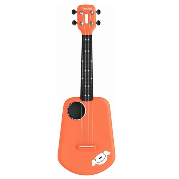 Populele 2 LED App Control USB Smart Ukulele 4 Strings 23 Inch Ukulele Concert Guitar ABS Fingerboard Acoustic Electric Guitar