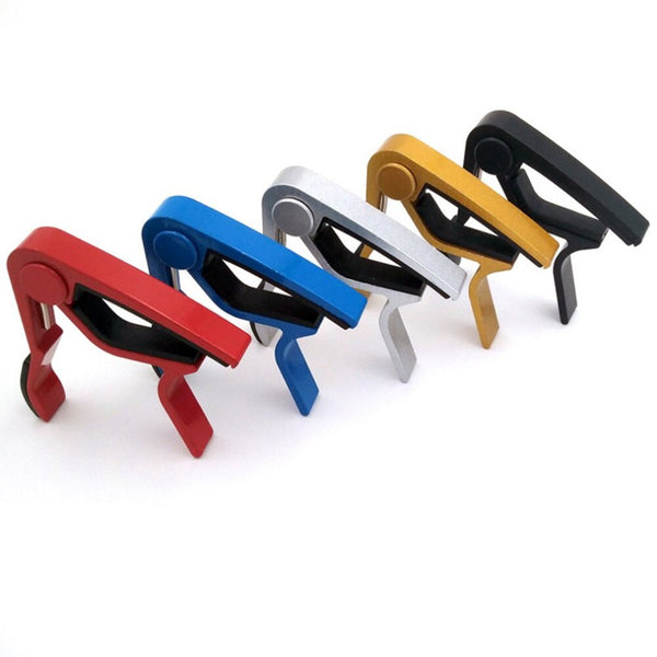 Accessories Aluminum Alloy Guitar Tuner Clamp Professional Key Trigger Capo for Folk Electric Musical Instruments Wholesale
